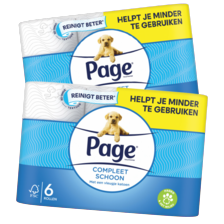 Page compleet schoon